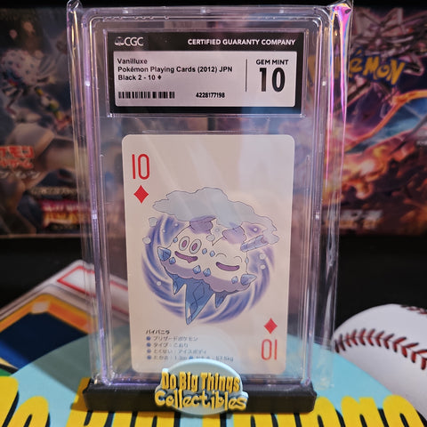 Pokemon Playing Card Vanilluxe 10♦️  CGC 10