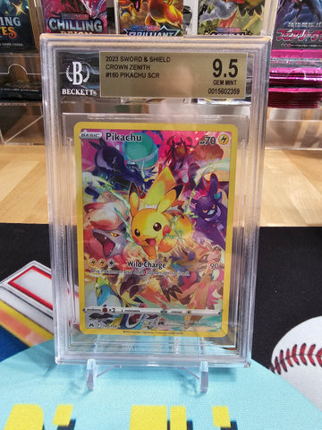 Crown Zenith Pikachu #160 BGS 9.5