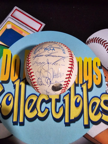 1977 New York Yankees World Series Champions Autograph Baseball (Goldin Authentic)