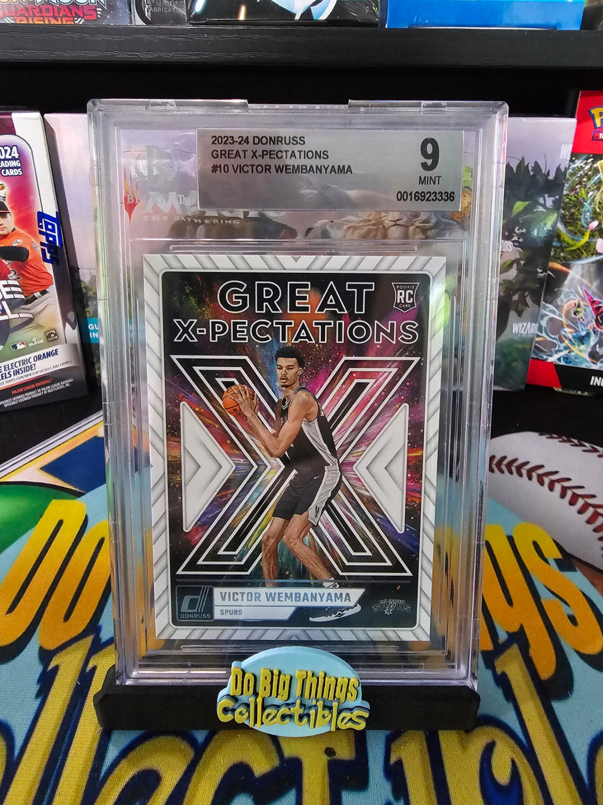 2023-24 Donruss Great X-Pectations Victor Wembanyama BGS 9