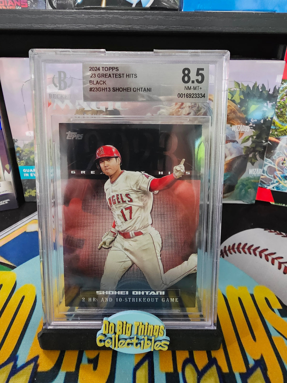 2024 Topps Series 1 Greatest Hits Black Shohei Ohtani /299 BGS 8.5