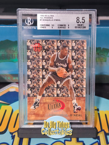 1992-93 Ultra Shaquille O'Neal RC BGS 8.5