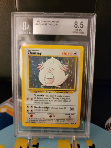 Base Set Chansey Holo BGS 8.5