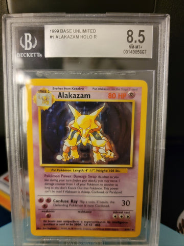 Base Set Alakazam Holo BGS 8.5